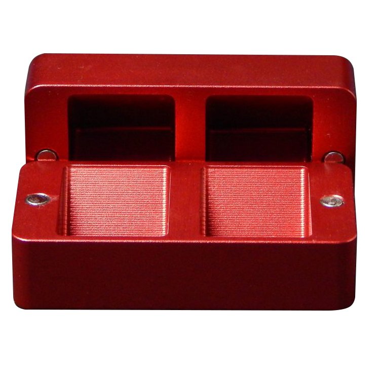 Custom cnc machining aluminum metal dice chest case box