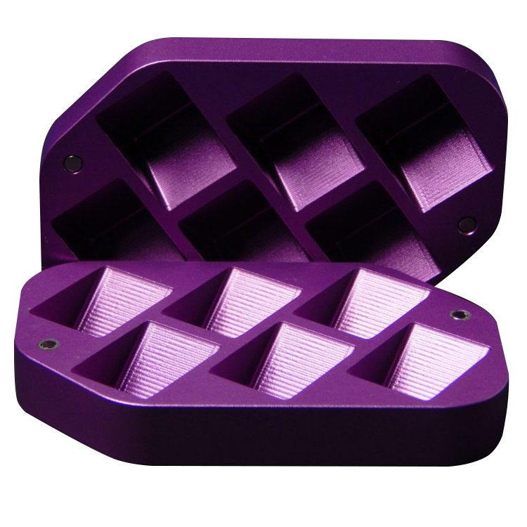 Custom cnc machining aluminum metal dice chest case box