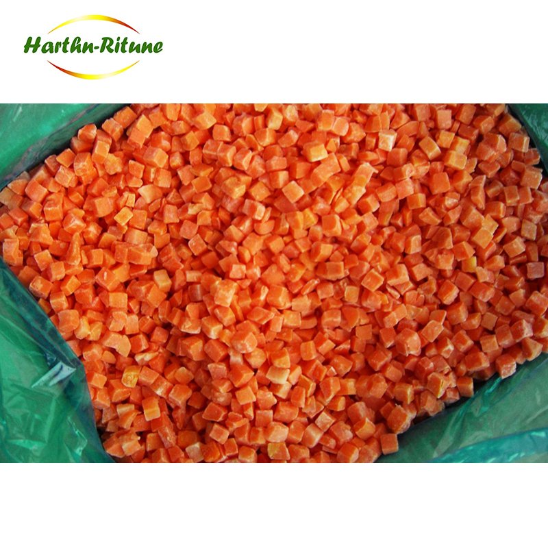 IQF frozen carrot Diced carrot Carrot slices frozen vegetables