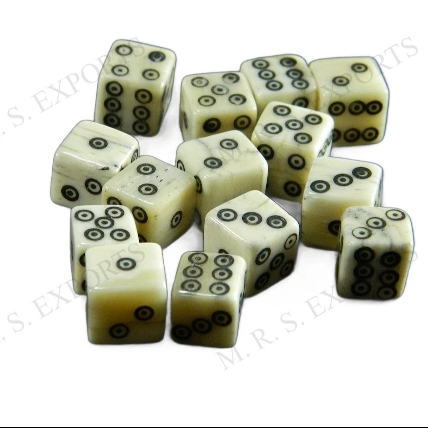 High Quality Buffalo and Camel Bone Dice Luxury Six Sided Ludo Dice New Arrival Gaming Board Game Accessory at Cheap Prices