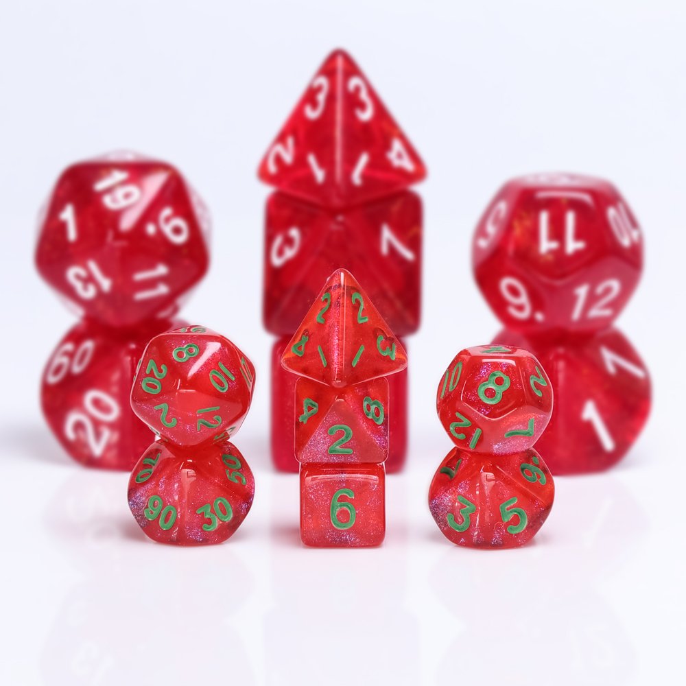 Wholesale 10mm Mini Dice for Dungeons and Dragons RPG Hot Sale Resin Acrylic Plastic Cube Polyhedral for Board Games