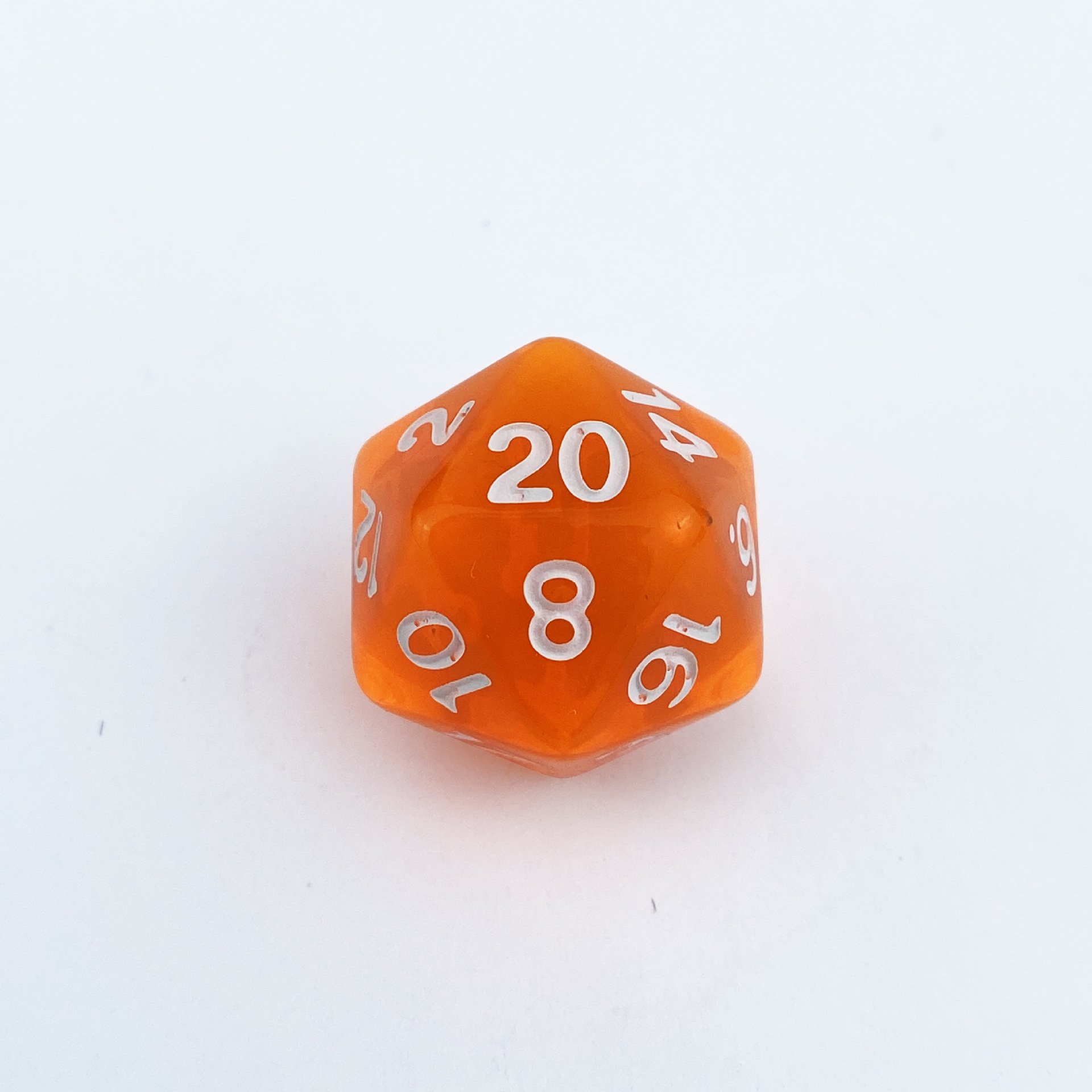 High Quality Colorful Dice Acrylic Dnd Dice D20 Board Game Icosahedron Pearl Pattern Transparent Dice