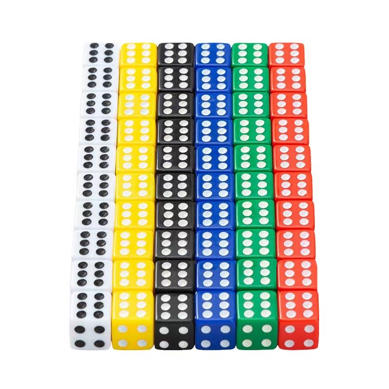 12mm 13mm 14mm 15mm 16mm 18mm 20mm 22mm color D6 dice on stock