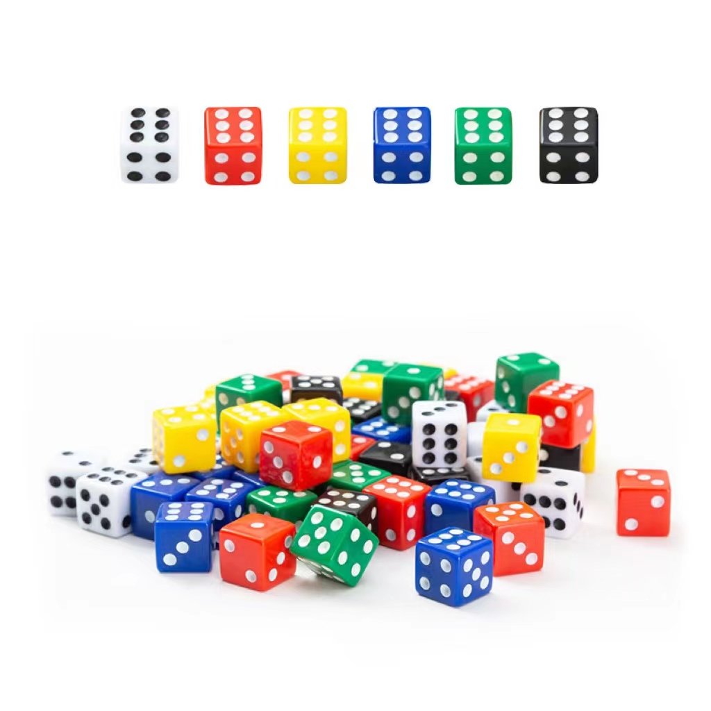12mm 13mm 14mm 15mm 16mm 18mm 20mm 22mm color D6 dice on stock