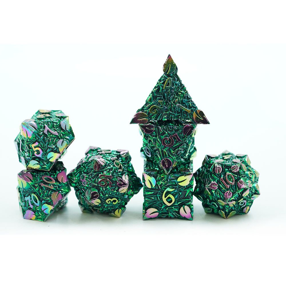 High Quality Custom Dice Colorful Metallic Dice Set Board Game Role Playing Game