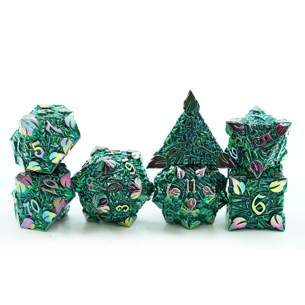 High Quality Custom Dice Colorful Metallic Dice Set Board Game Role Playing Game
