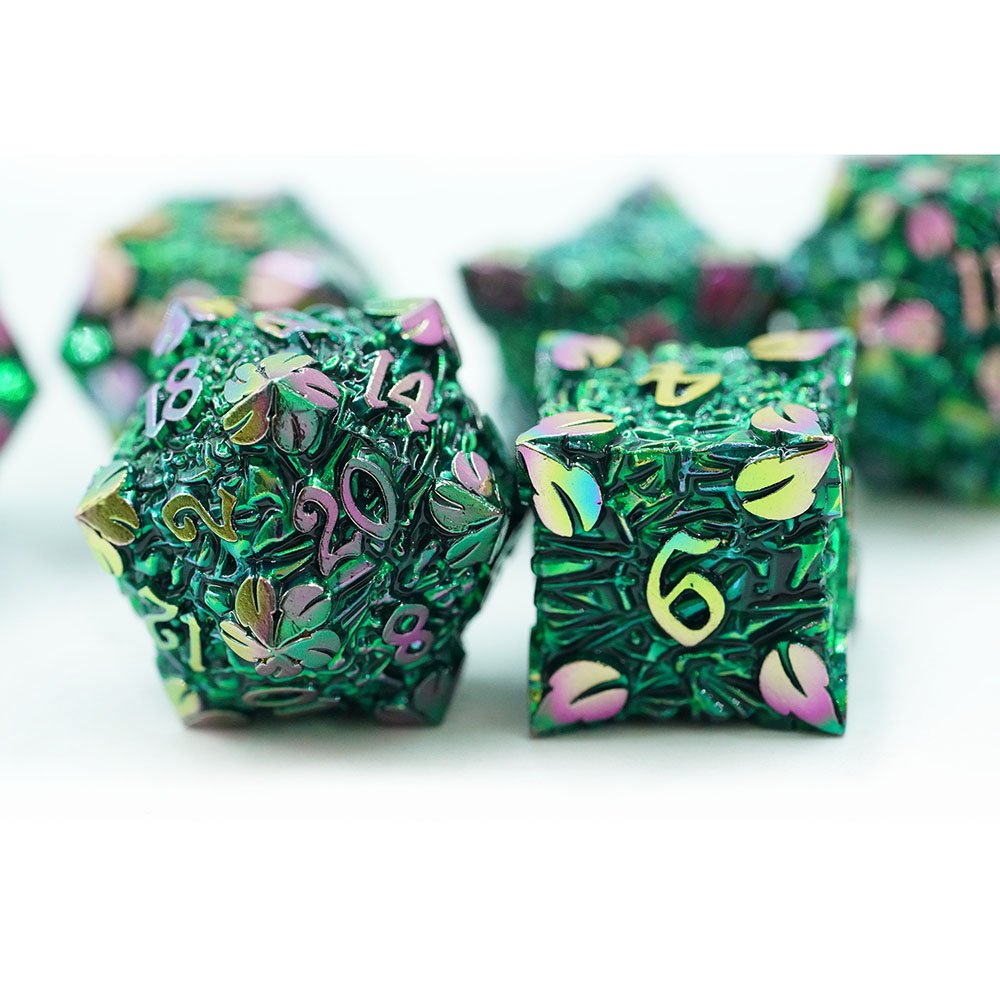 High Quality Custom Dice Colorful Metallic Dice Set Board Game Role Playing Game