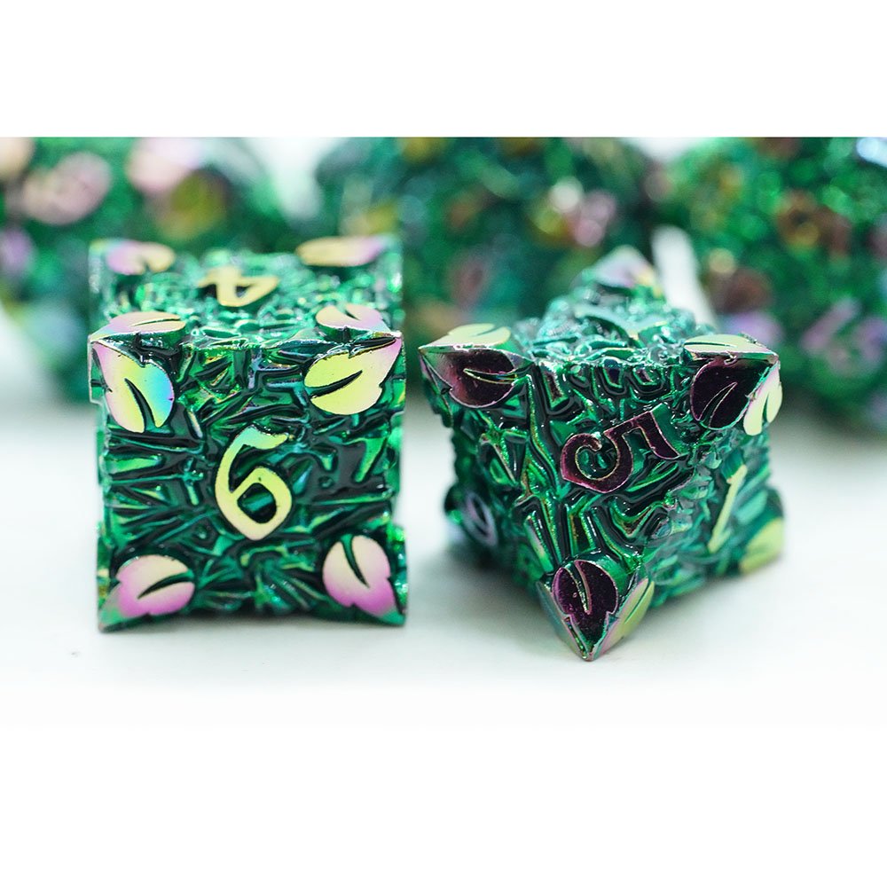 High Quality Custom Dice Colorful Metallic Dice Set Board Game Role Playing Game