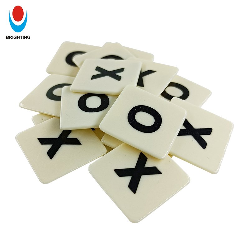 Wooden Paper Board Game Set with Digital Signature Token Squared Plastic Tile Pieces Game Dice-All Made Sustainable Materials
