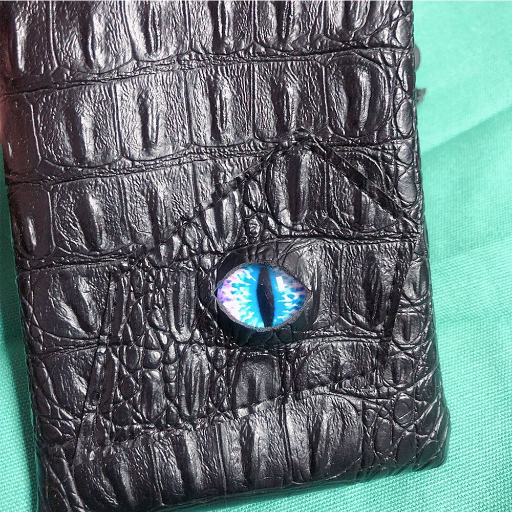 Customized Logo Dice Bag Dragon Eyes Dice Bag Pu Leather Dice Box DND Game Accessories