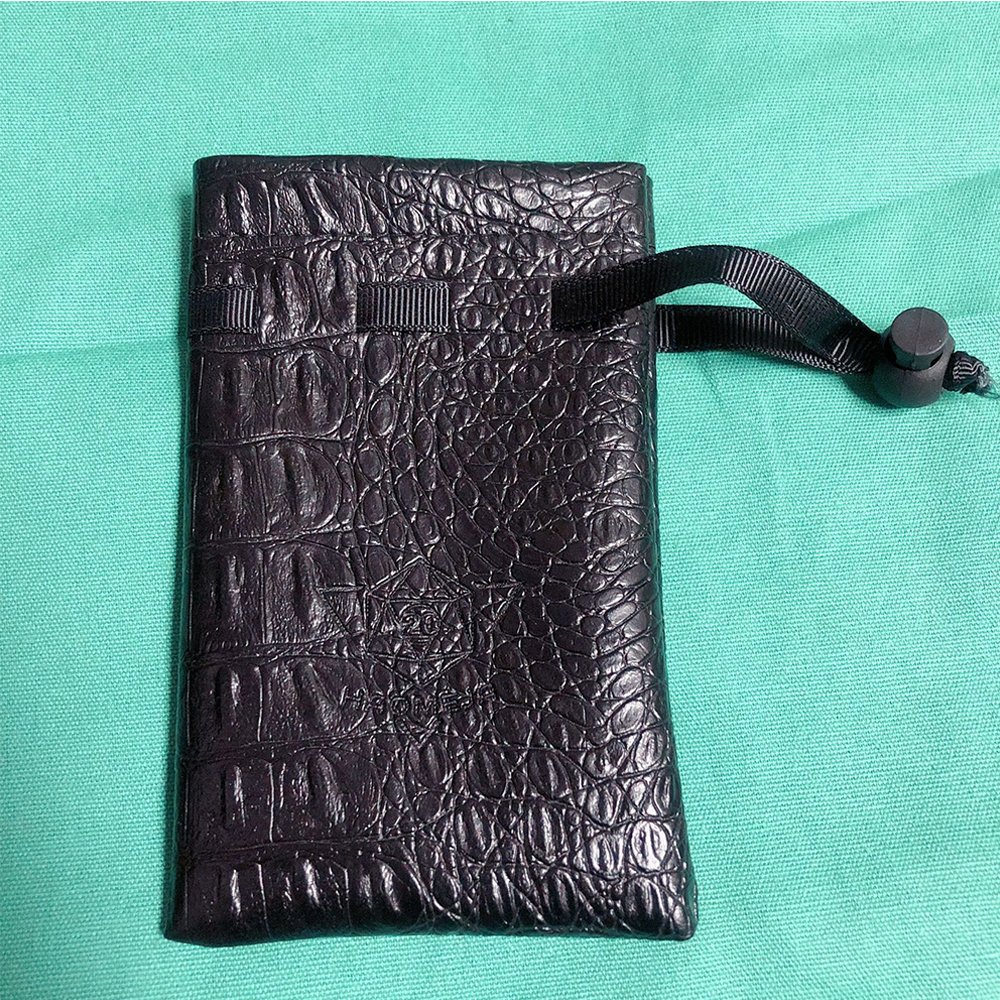 Customized Logo Dice Bag Dragon Eyes Dice Bag Pu Leather Dice Box DND Game Accessories