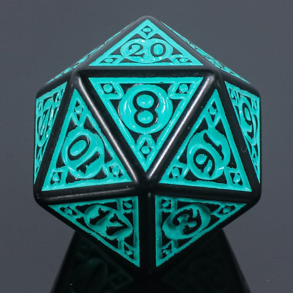 Custom Acrylic Dice Set Clear Tabletop Gaming Character Dice Accessories For Roll Dice Games