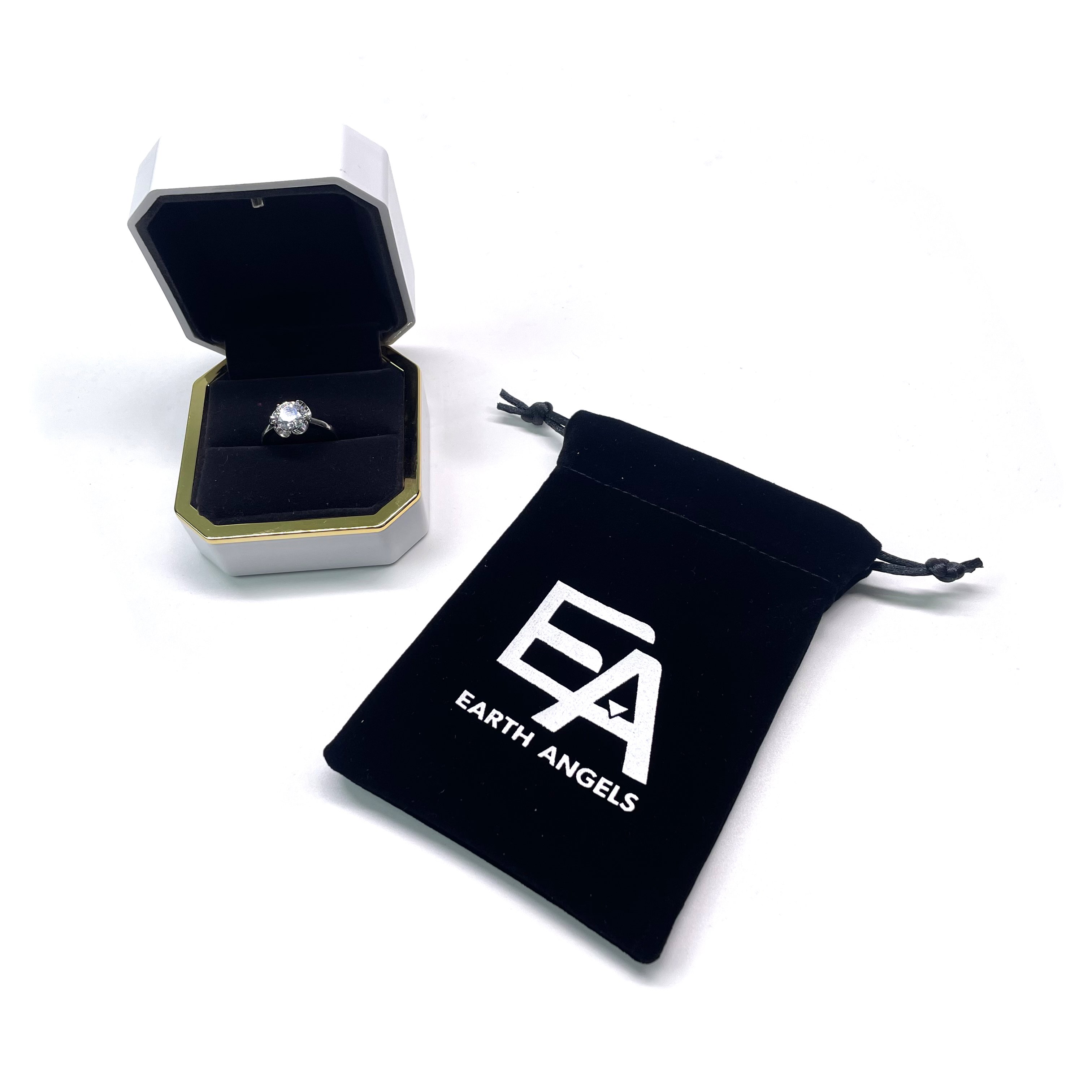 Wholesale Custom Logo Mini Dice Bags Black Drawstring Bag Pouches Storage Protective Drawstring Pouch