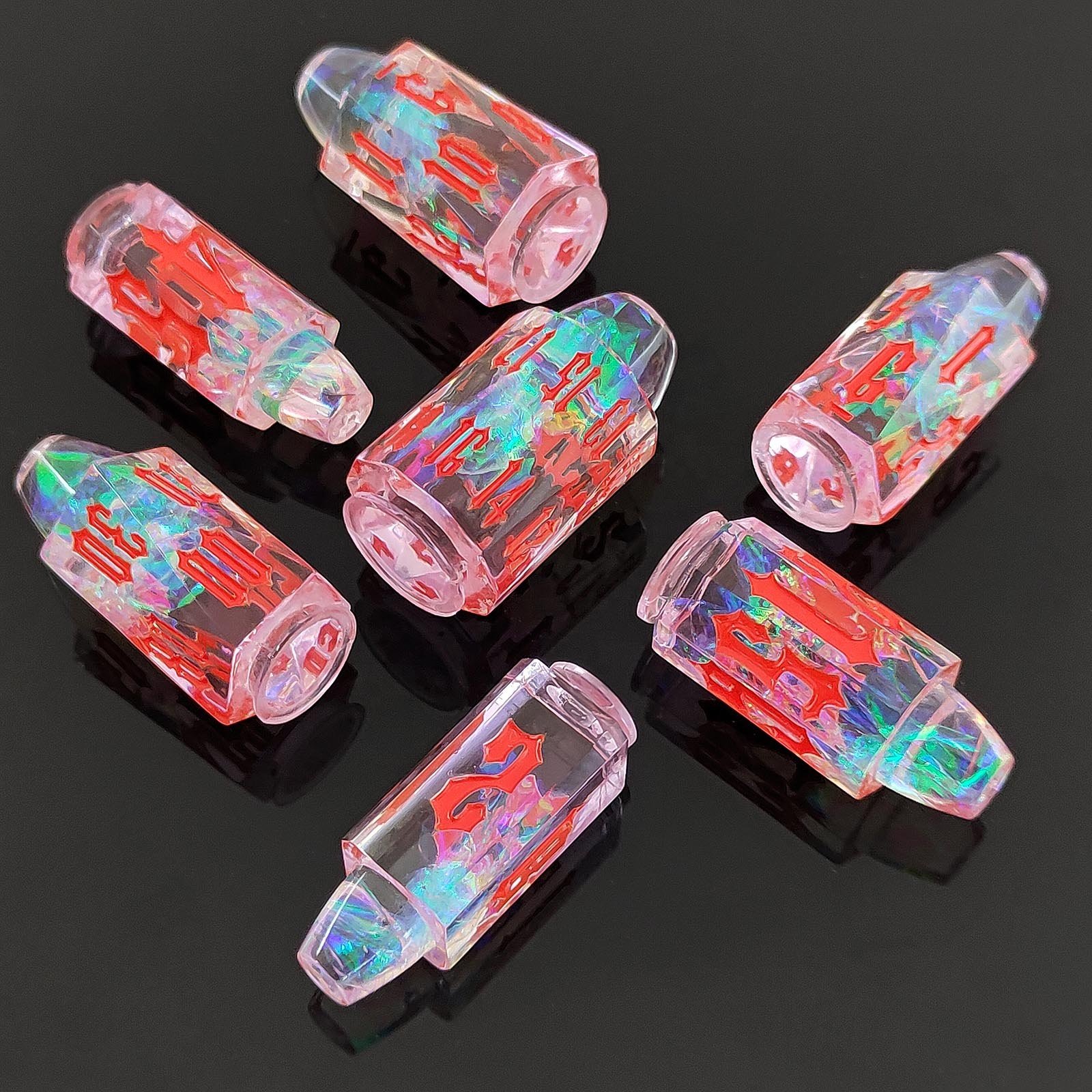 New Listing 10 Available Colors Role Playing Game DND Bullet Resin Dice Set for Gifts