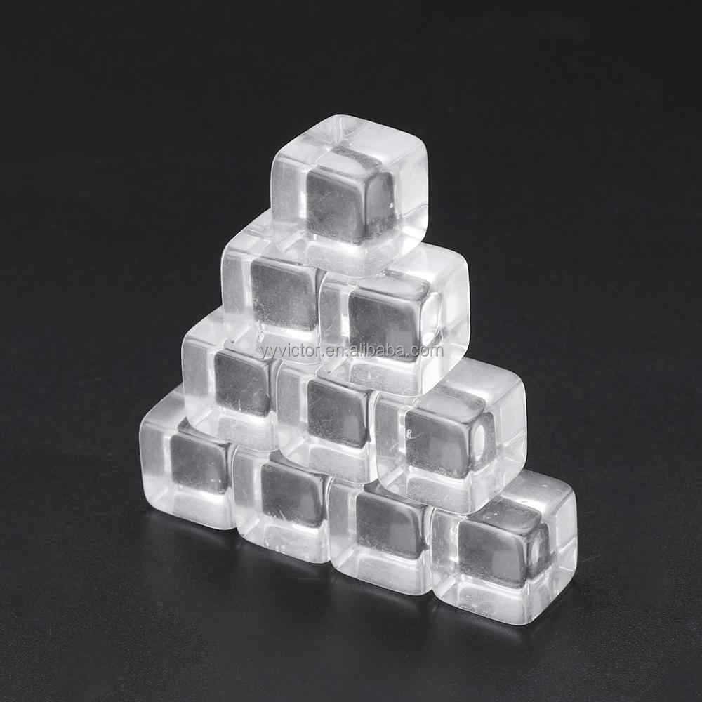 16mm 6 sided DIY plastic acrylic blank custom cubes dice blank for study square corner kinds of colors unit price for one piece