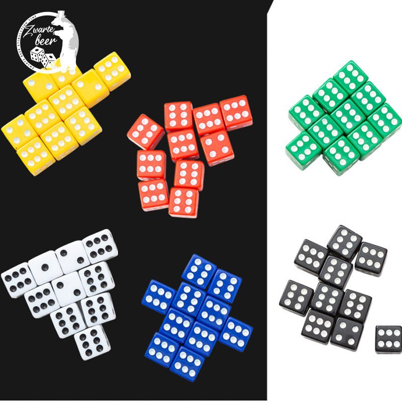 Custom 14mm D6 Resin Dice wholesale Angle right Angle special white sieve bulk Dice Game