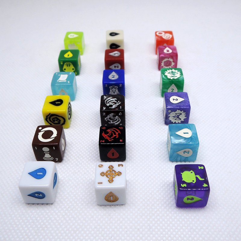 Manufacture sale Custom colored engraved D6 dice for gift