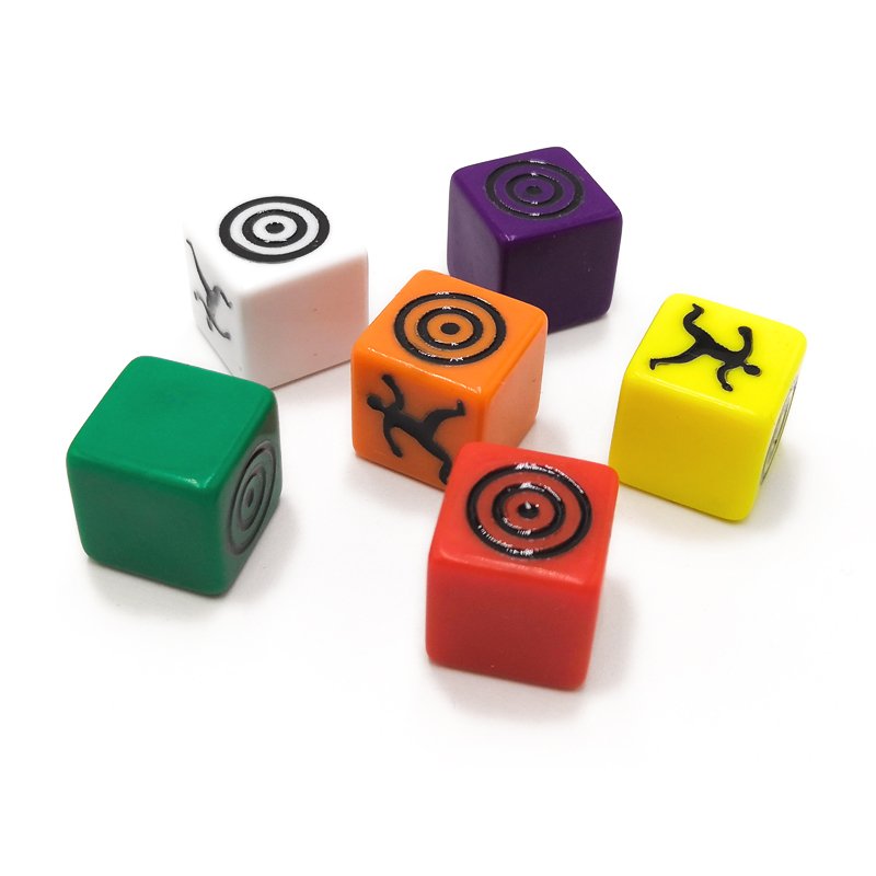Custom Engraving D6 Dice Game Plastic Dice