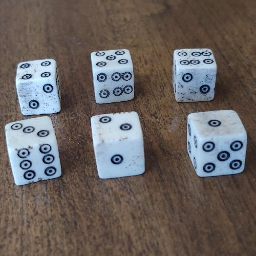 high quality handmade buffalo bone cubic dice buffalo bone gaming dice