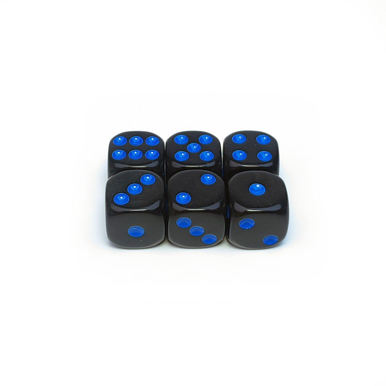manufacturers Colorful Pips 6 Sided Rounded Corner Custom bulk black dice 16mm game acrylic dice