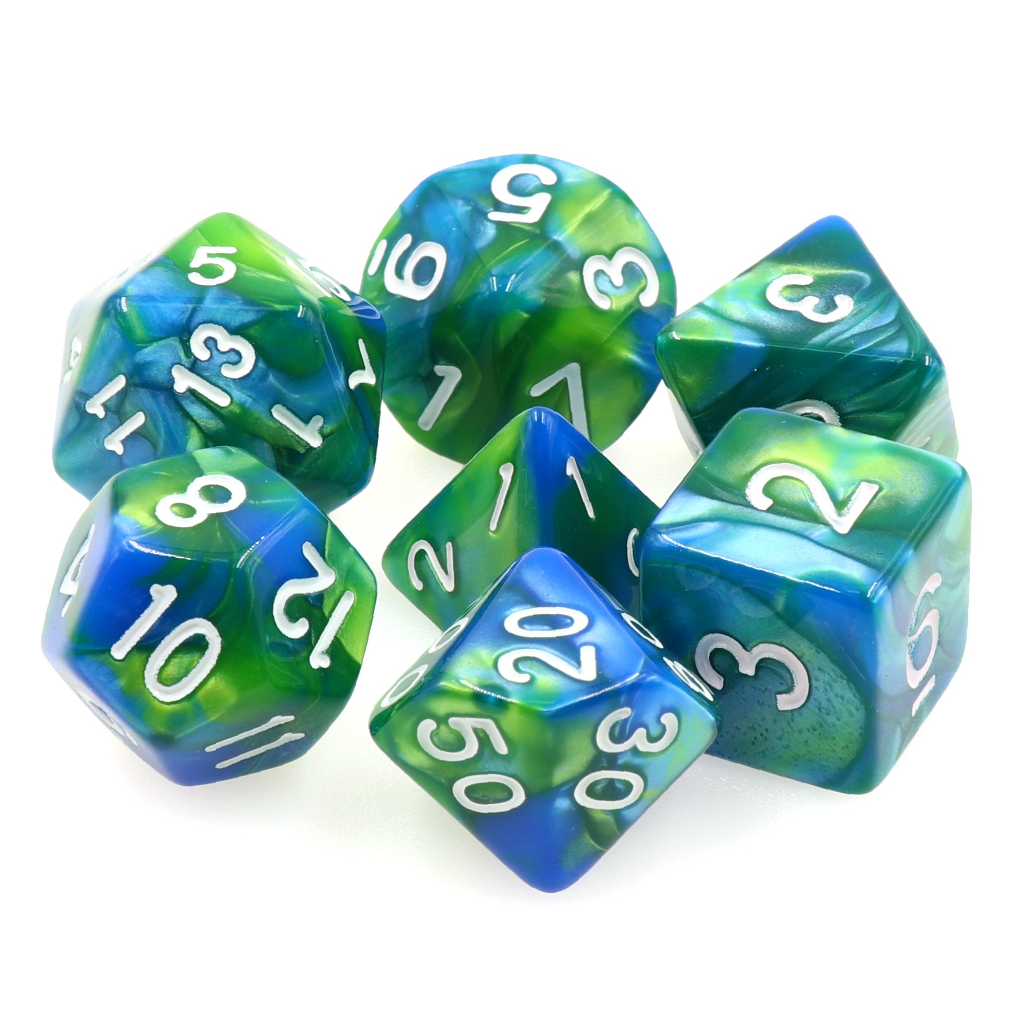 2022 HD Dice New Special Design Red And Black Color Digital Dice Set Acrylic Game Dice