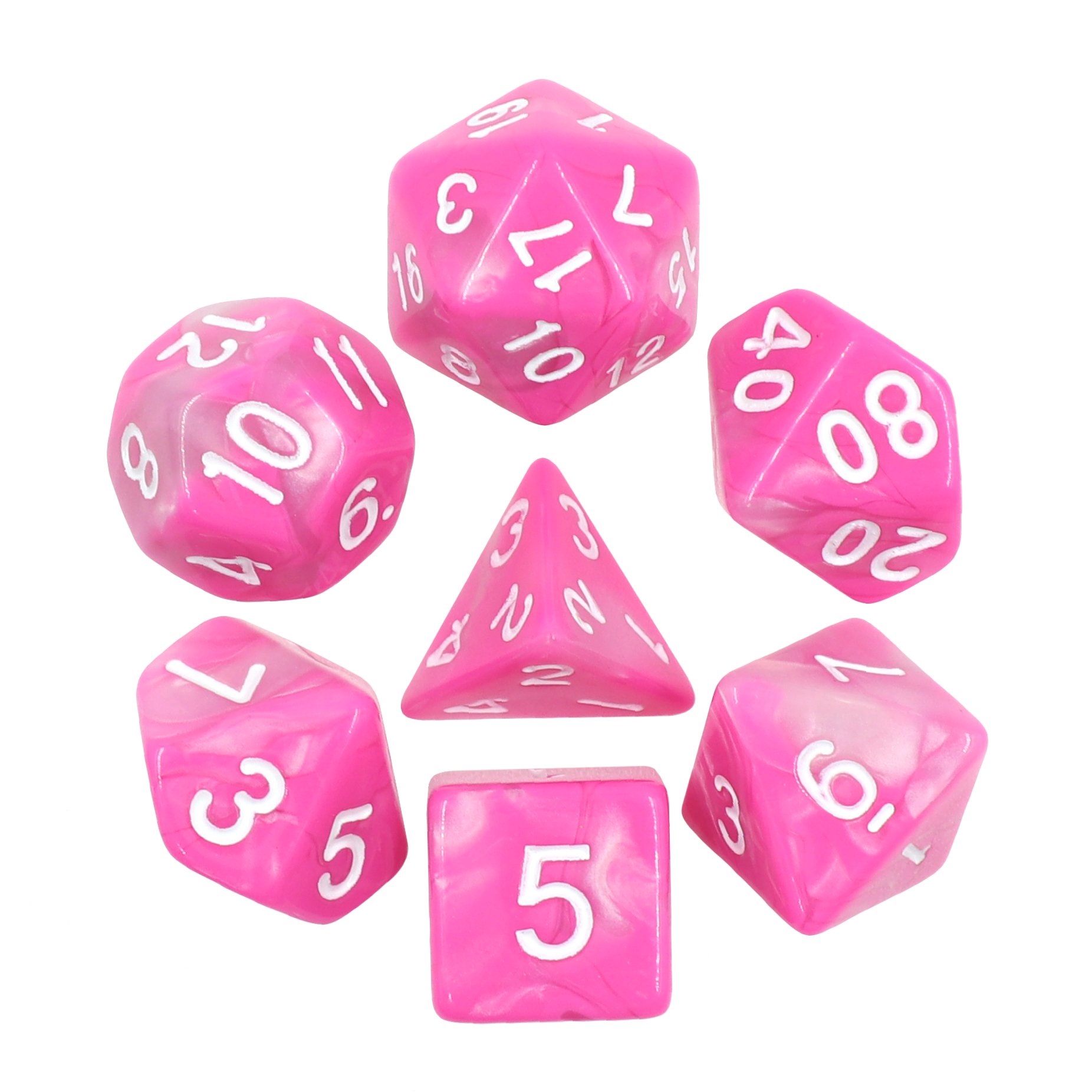 2022 HD Dice New Special Design Red And Black Color Digital Dice Set Acrylic Game Dice