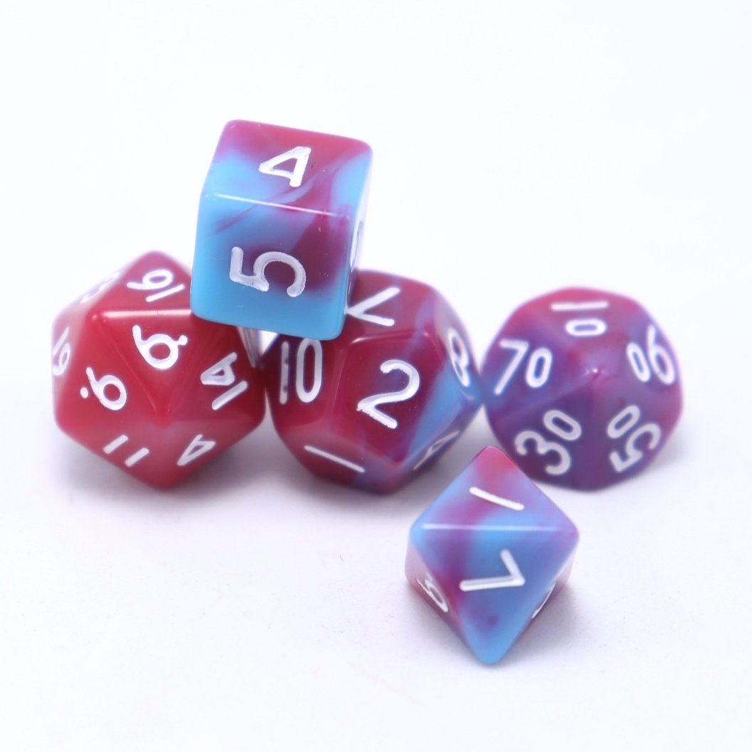 New mini polyhedral table games transparent 10mm dice