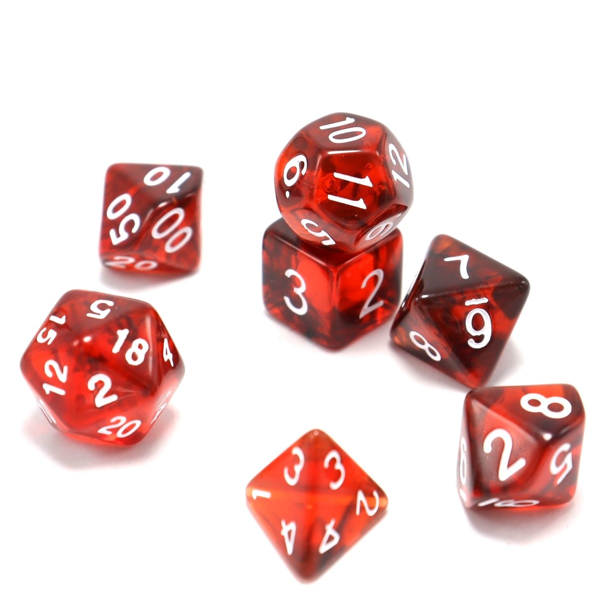 New mini polyhedral table games transparent 10mm dice