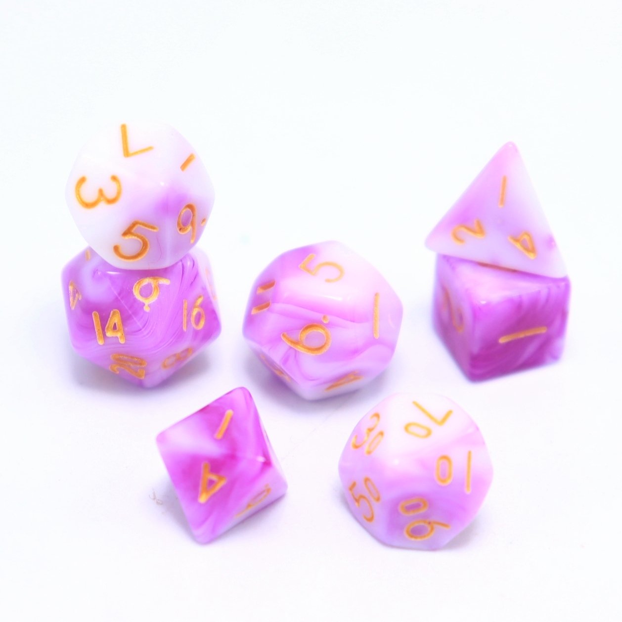 New mini polyhedral table games transparent 10mm dice