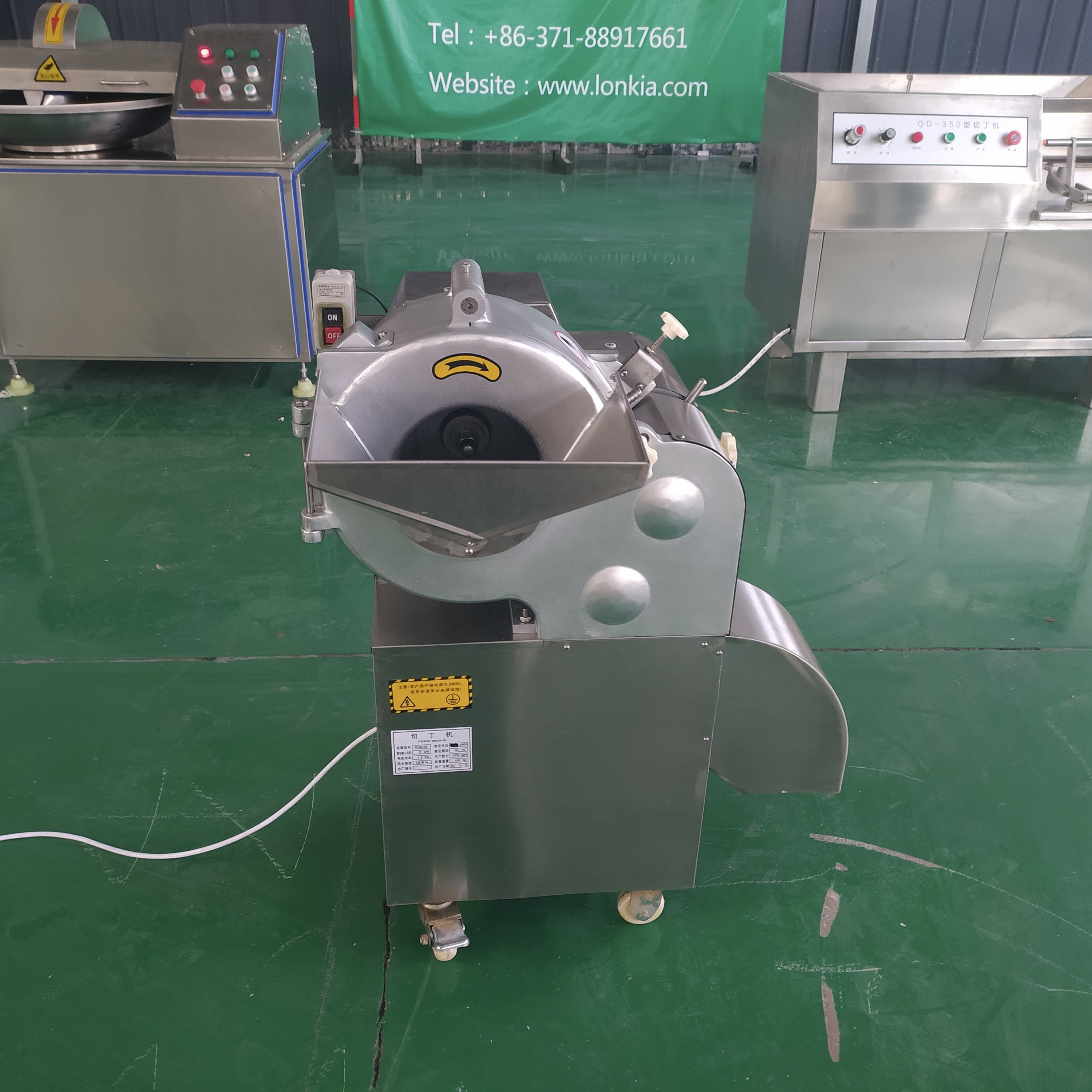 LONKIA Multi-functional commercial vegetable slicing and dicing cube cutting machine fruit slicer machine cutter