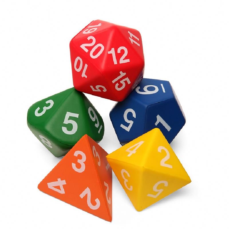 Wholesale Squishies Jumbo Dice 12 Sided PU Foam Fitness Dice for Home Workouts Bodyweight Sports Training Anti Stress Foam Toy