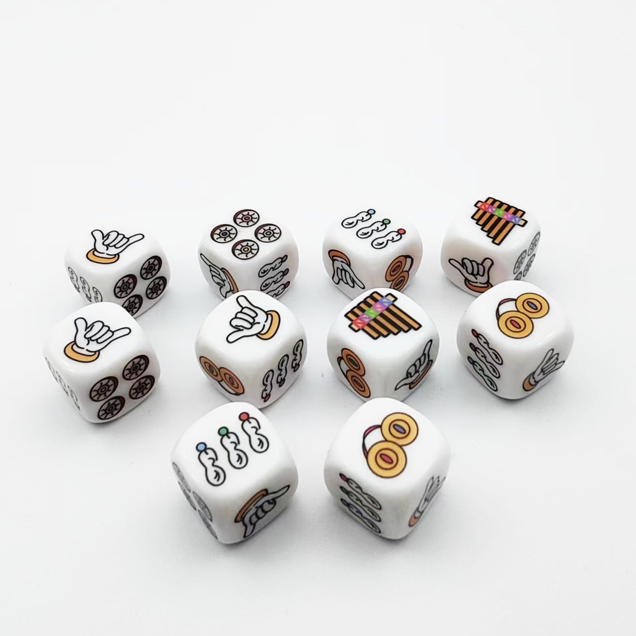Cheating Dice High Quality 16Mm D6 Dice Custom Wngraved Dnd Resin Poker Toker Yeet Adult Dice Games