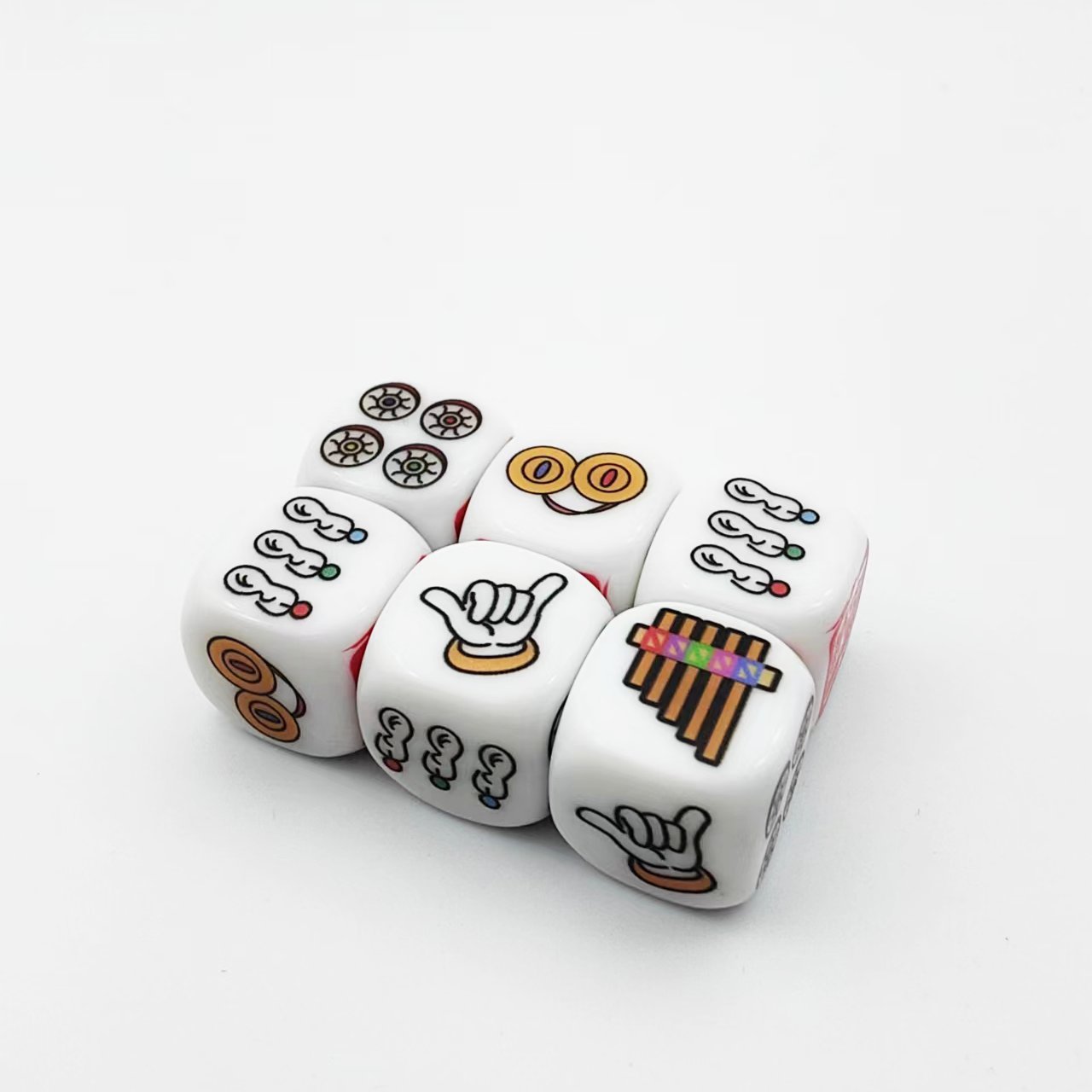 Cheating Dice High Quality 16Mm D6 Dice Custom Wngraved Dnd Resin Poker Toker Yeet Adult Dice Games