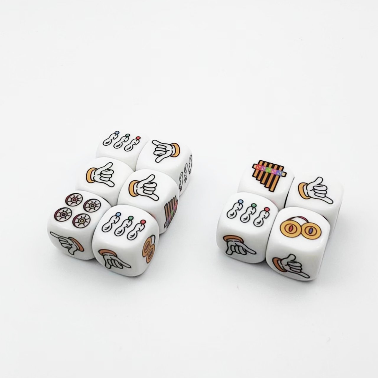 Cheating Dice High Quality 16Mm D6 Dice Custom Wngraved Dnd Resin Poker Toker Yeet Adult Dice Games