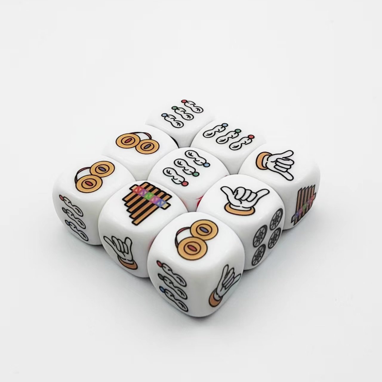 Cheating Dice High Quality 16Mm D6 Dice Custom Wngraved Dnd Resin Poker Toker Yeet Adult Dice Games