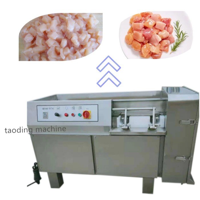 400kg/h meat cutter beef dicer machine frozen pork meat dicing machine ham cheese cutter goat meat cube cutting machine price