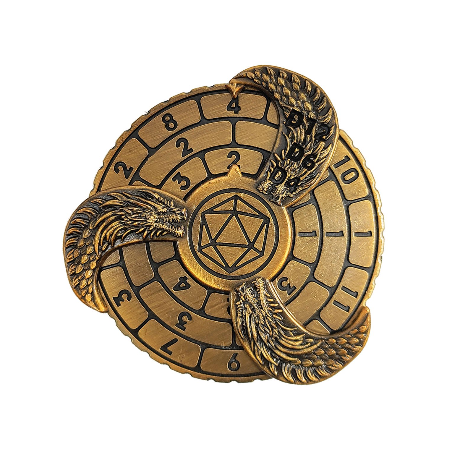 Mini Planet dnd dice Fingtrip Gyro Dice Board game Metal Dungeons and Dragons wholesale custom d&d dice set
