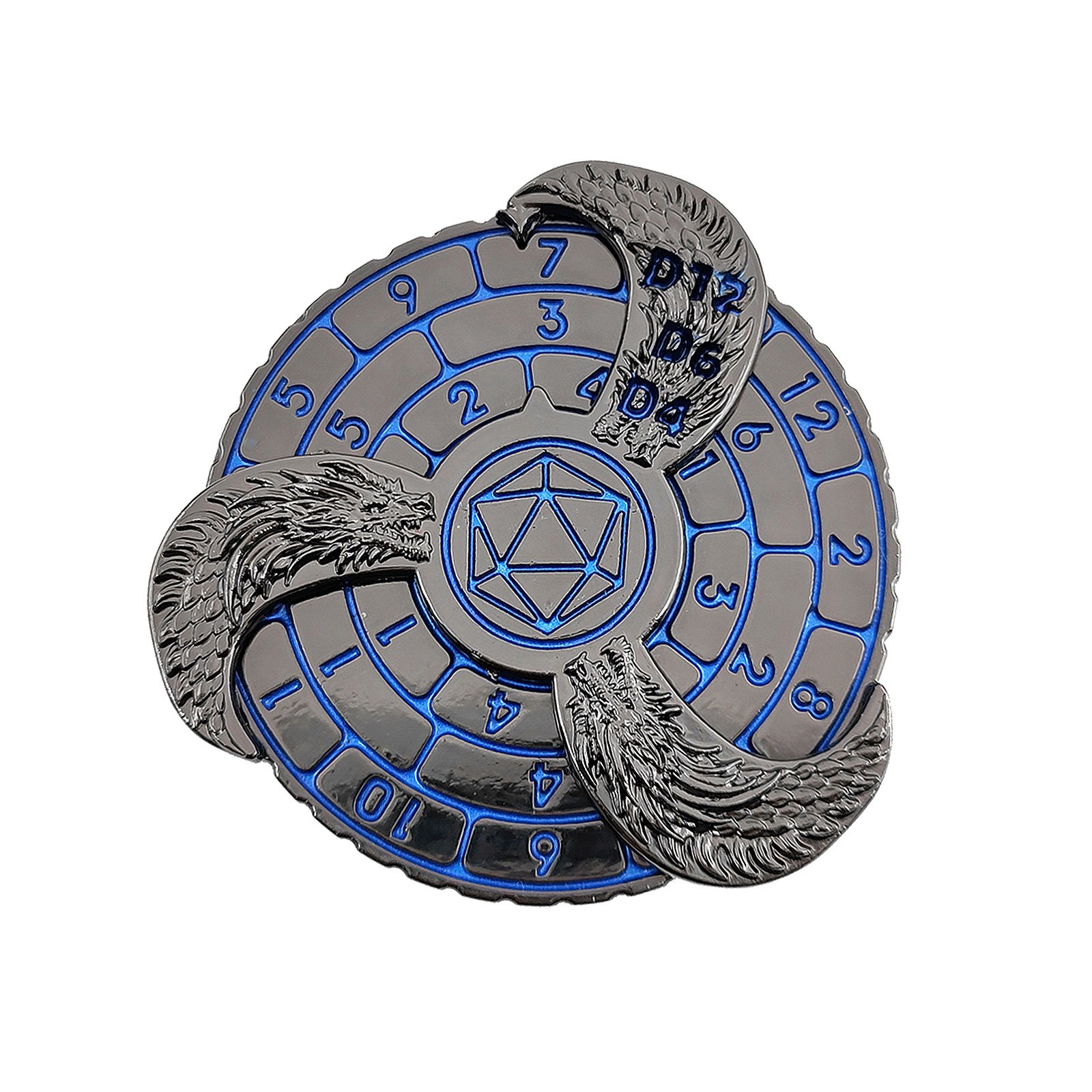 Mini Planet dnd dice Fingtrip Gyro Dice Board game Metal Dungeons and Dragons wholesale custom d&d dice set