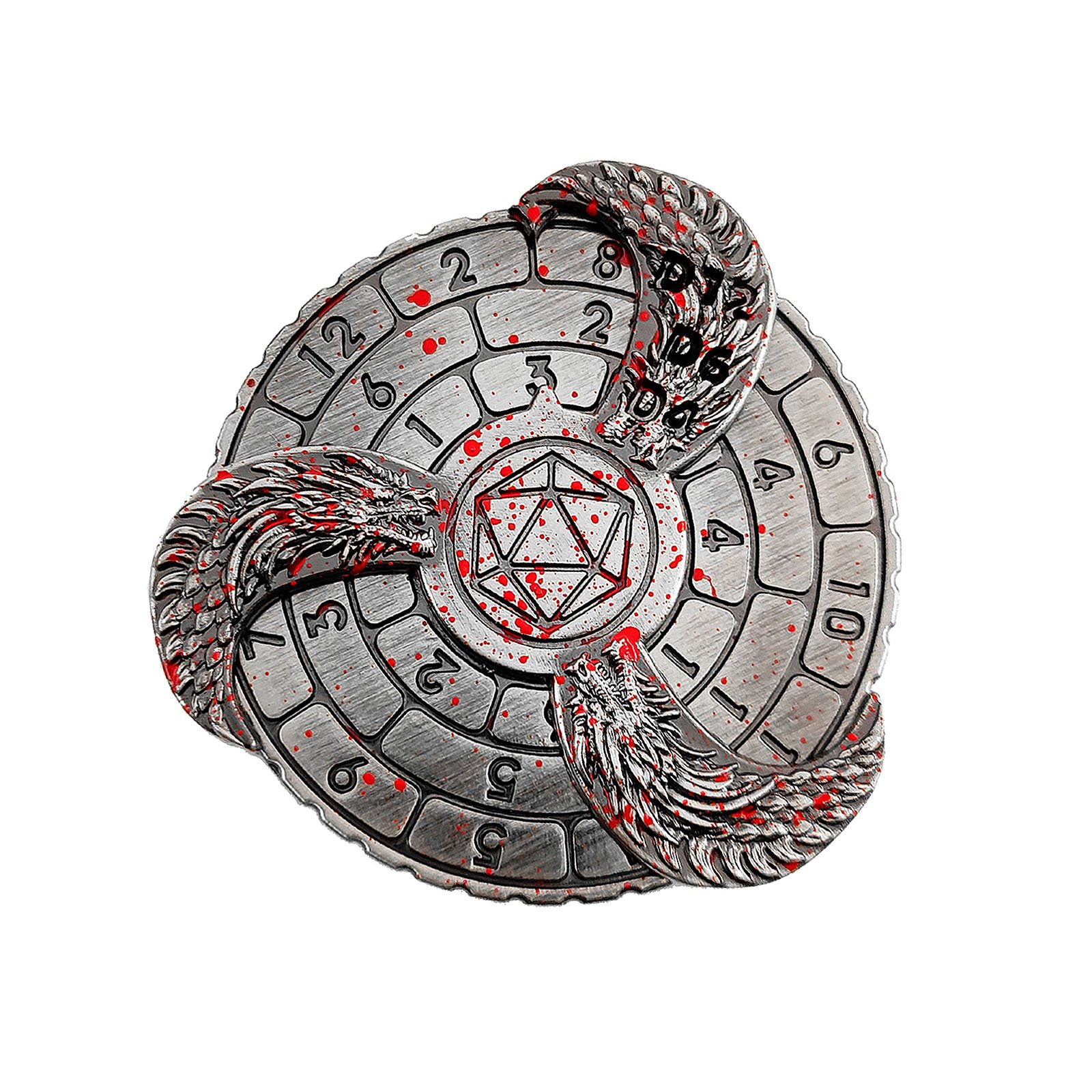 Mini Planet dnd dice Fingtrip Gyro Dice Board game Metal Dungeons and Dragons wholesale custom d&d dice set