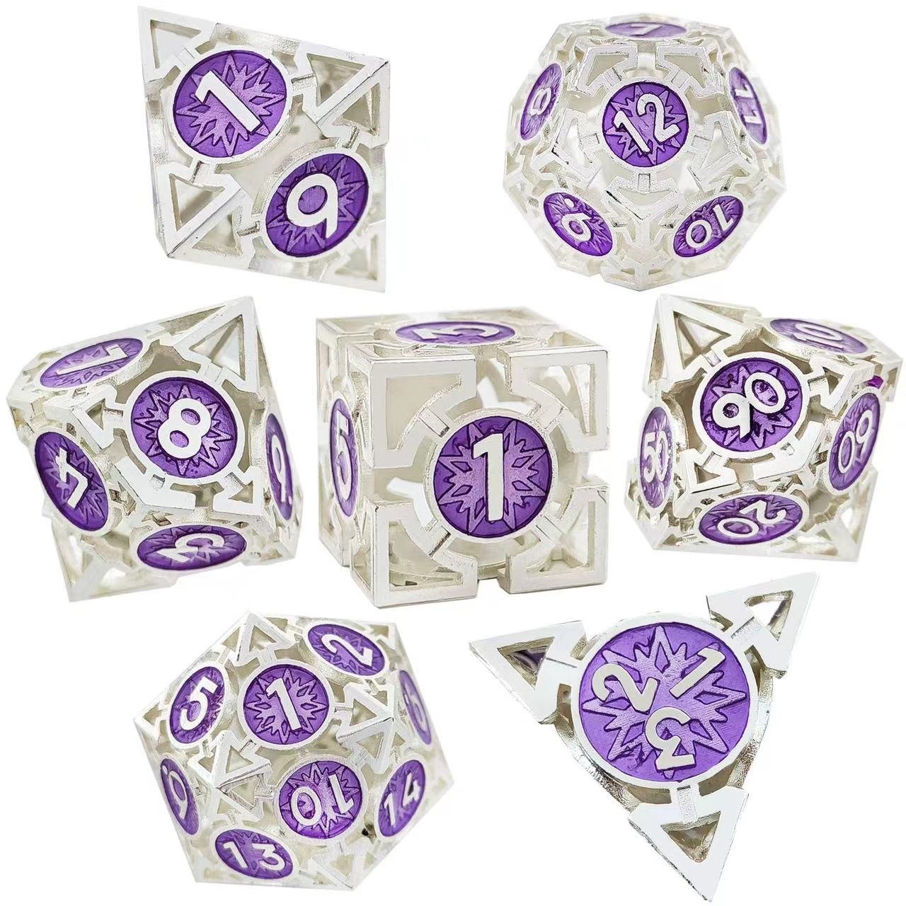 Wholesale 20mm Metal D20 Hollow Dice Cup Custom Logo for DND RPG & Pathfinder Role-Playing Games
