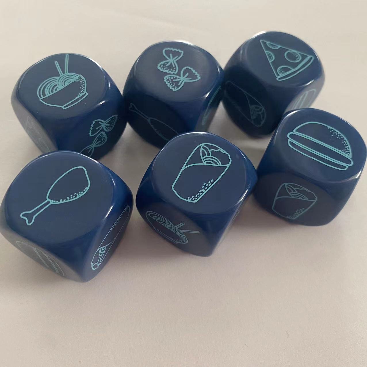 China Dice Manufacturers White Square Cube 8mm Mini Cheap Bulk Dice Wholesale