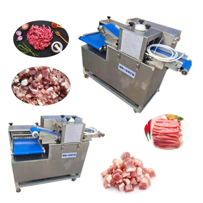 USA hot selling meat dicer cube cutting machine chicken breast cutter meat cutting machine fresh beef goat meat dicing machine