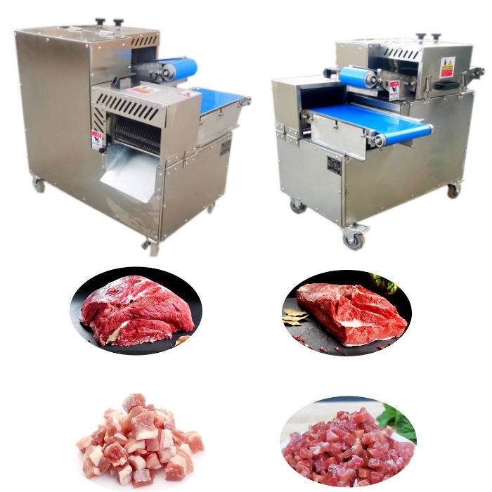 USA hot selling meat dicer cube cutting machine chicken breast cutter meat cutting machine fresh beef goat meat dicing machine