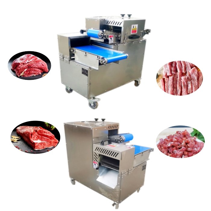 USA hot selling meat dicer cube cutting machine chicken breast cutter meat cutting machine fresh beef goat meat dicing machine