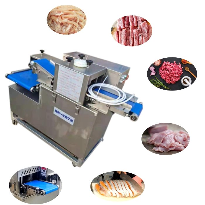USA hot selling meat dicer cube cutting machine chicken breast cutter meat cutting machine fresh beef goat meat dicing machine