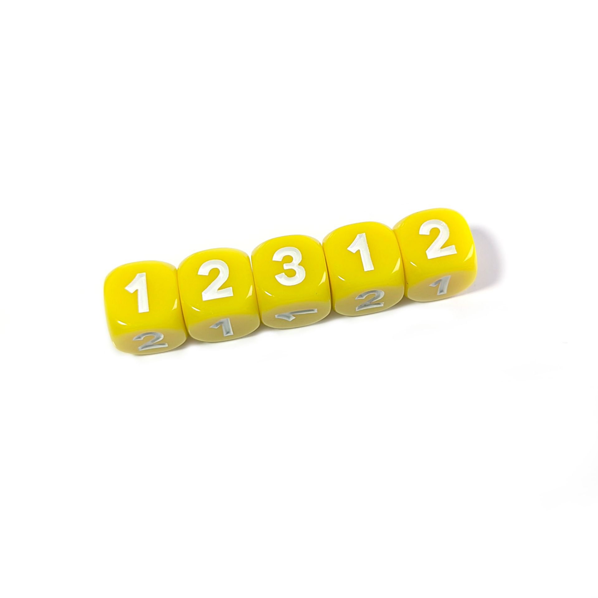wholesale custom Acrylic D6 14mm digital game dice colorful games for children