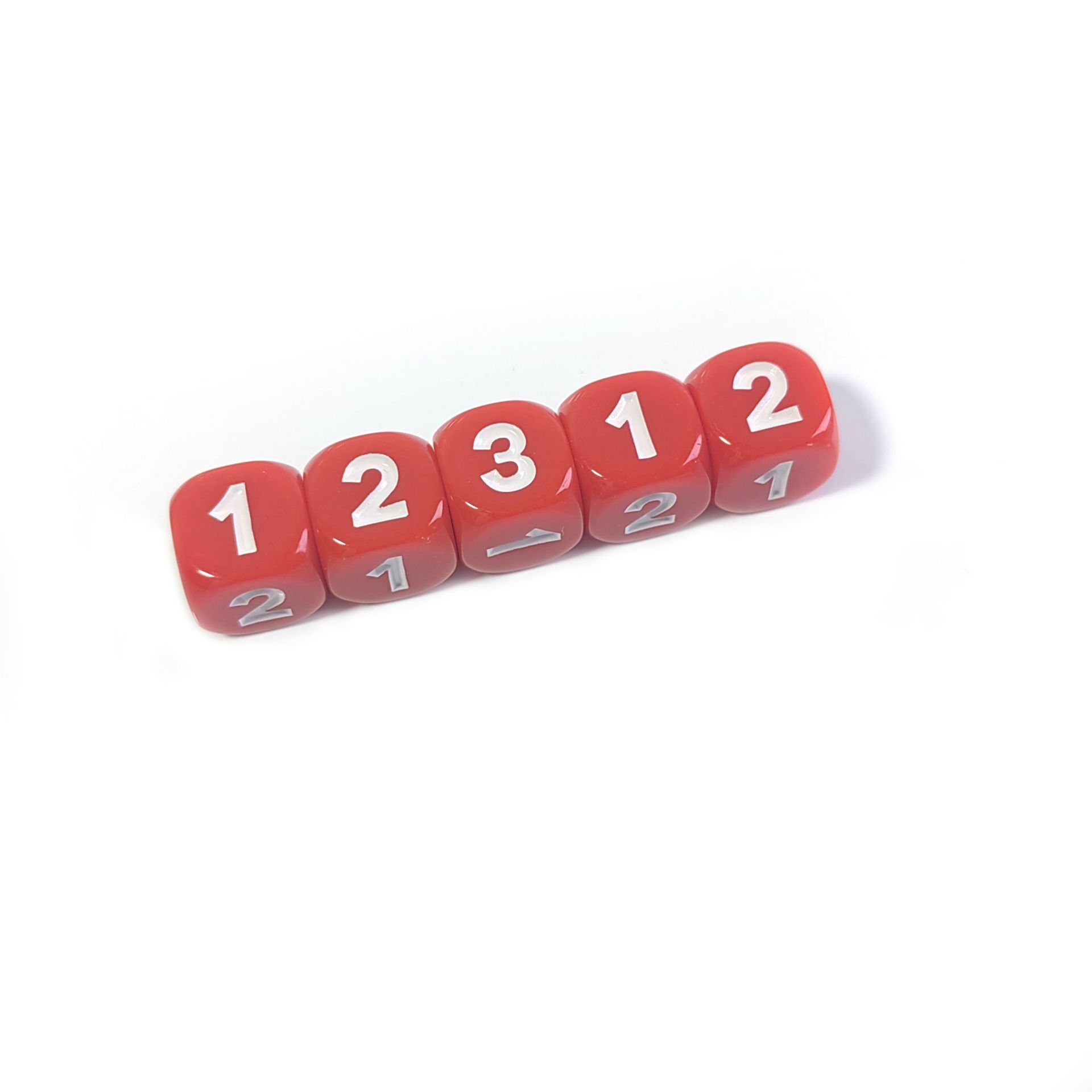 wholesale custom Acrylic D6 14mm digital game dice colorful games for children