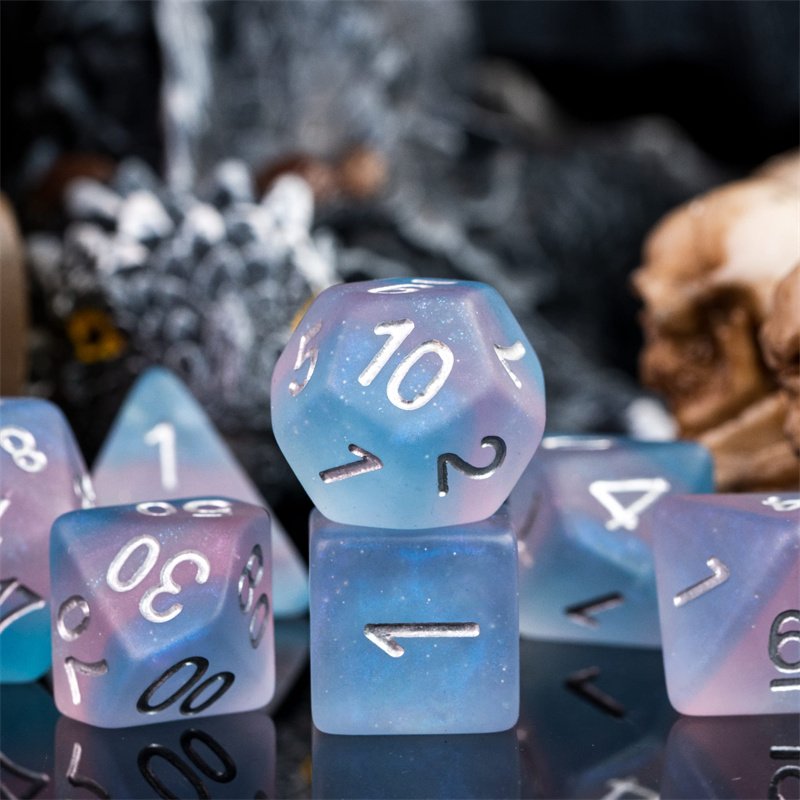Udixi polyhedral Roll Dice dungeons and dragons dnd rpg dice board games resin dice set