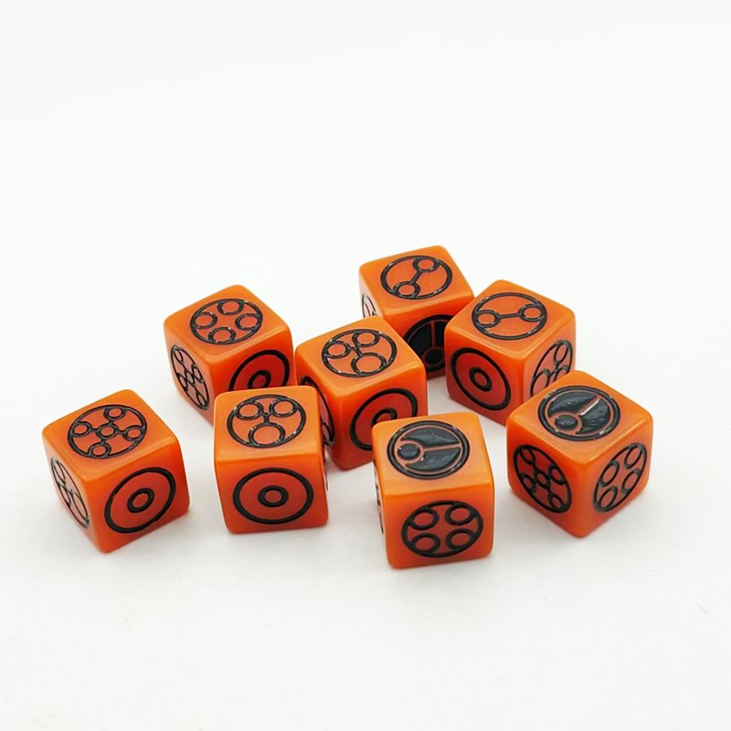 high quality red engrave board game resin dice wholesale acrylic bulk polyhedral d6 16mm casino adult games dice set