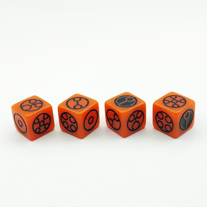 high quality red engrave board game resin dice wholesale acrylic bulk polyhedral d6 16mm casino adult games dice set